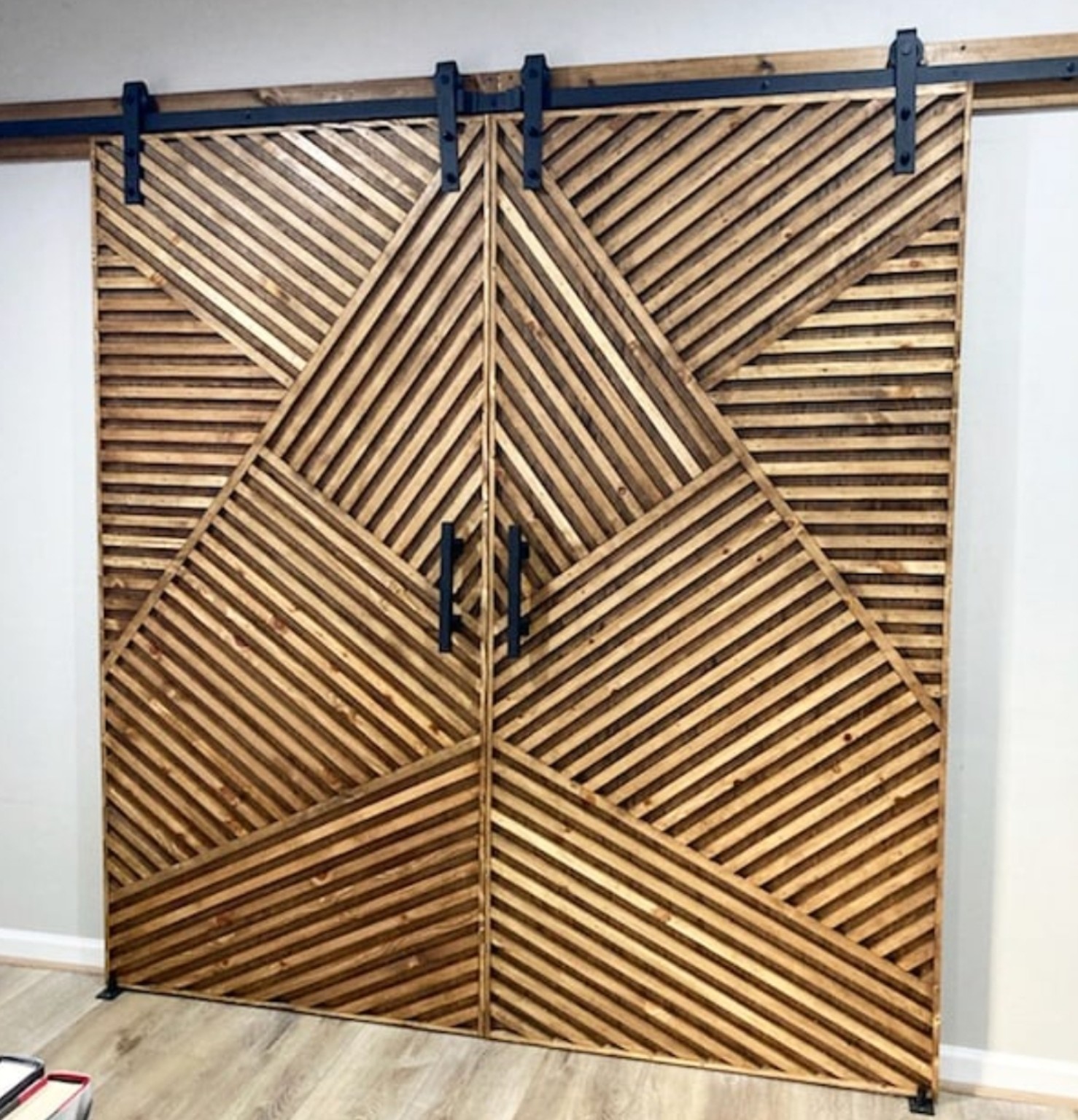 Custom barn door project 6