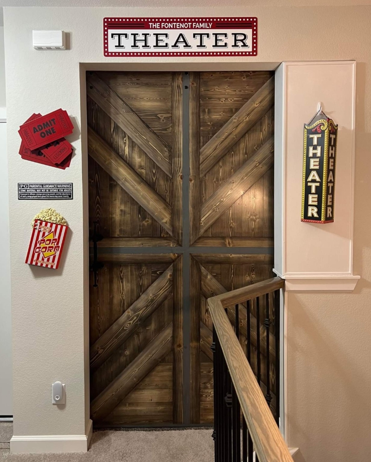 Custom barn door project 10