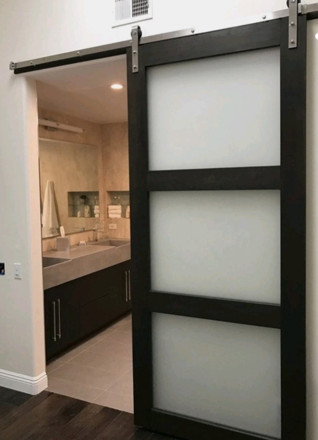 Custom barn door project 12