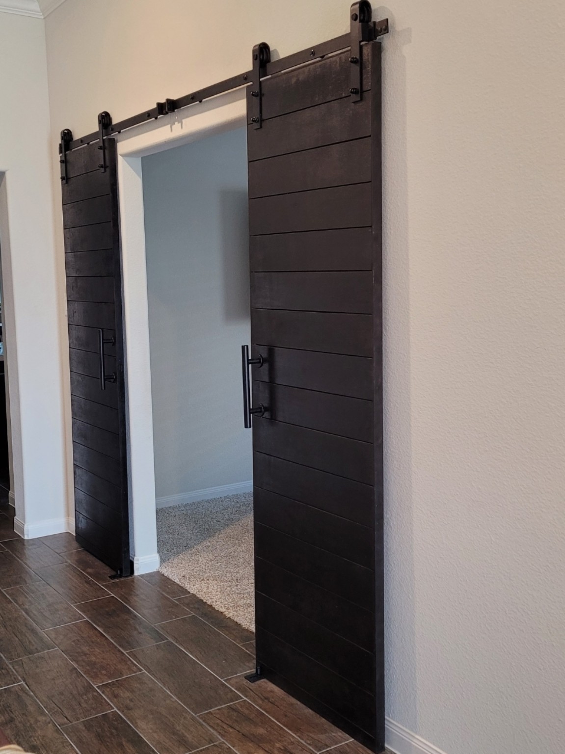 Custom barn door project 15