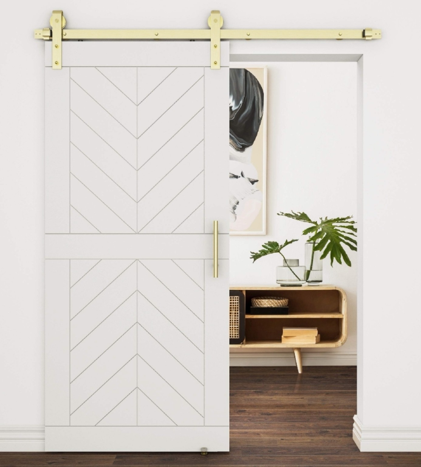 Custom barn door project 19