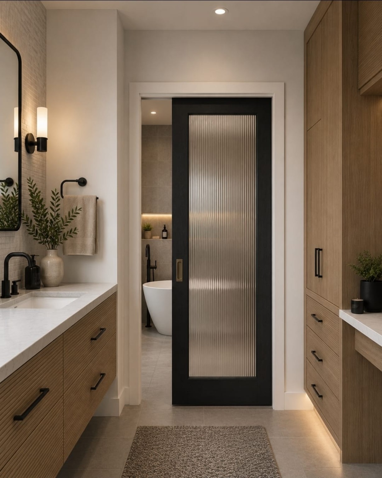 Custom pocket door project 4