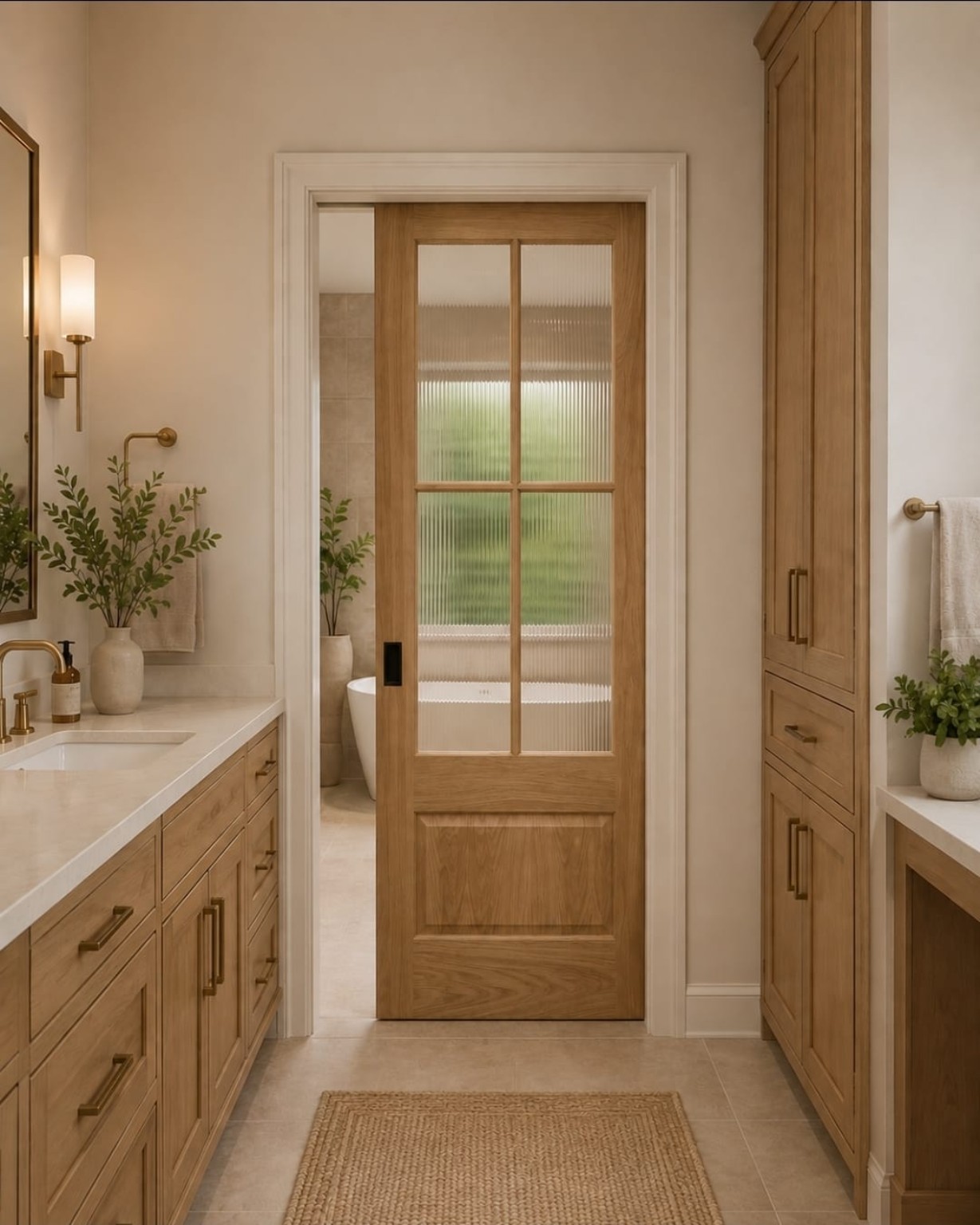 Custom pocket door project 5