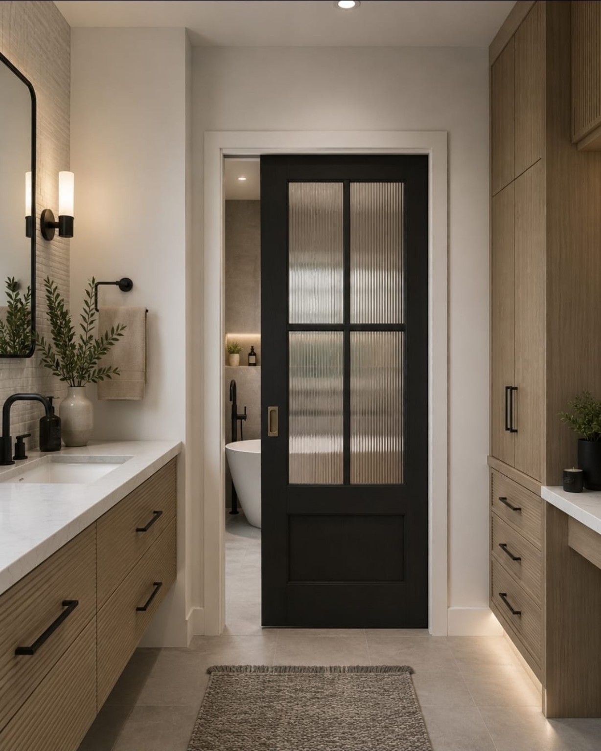 Custom pocket door project 6