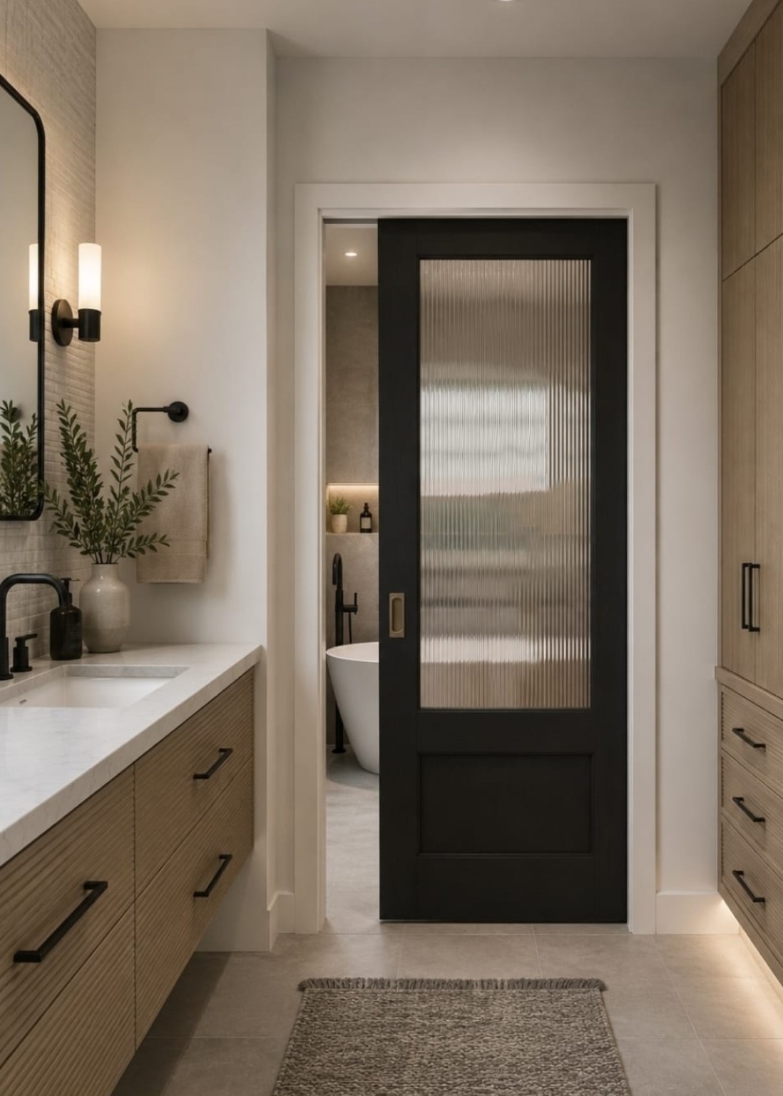 Custom pocket door project 7