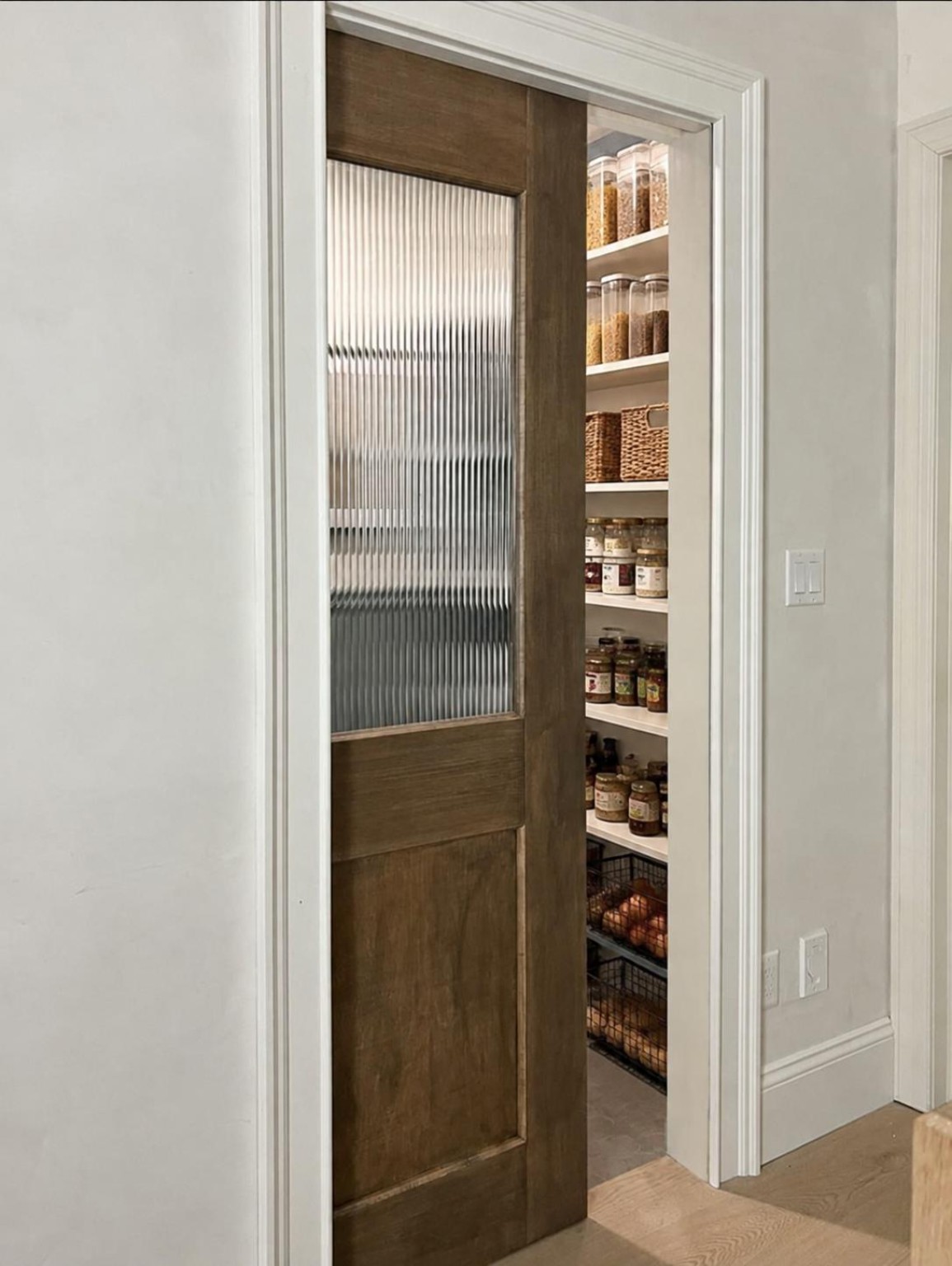 Custom pocket door project 10