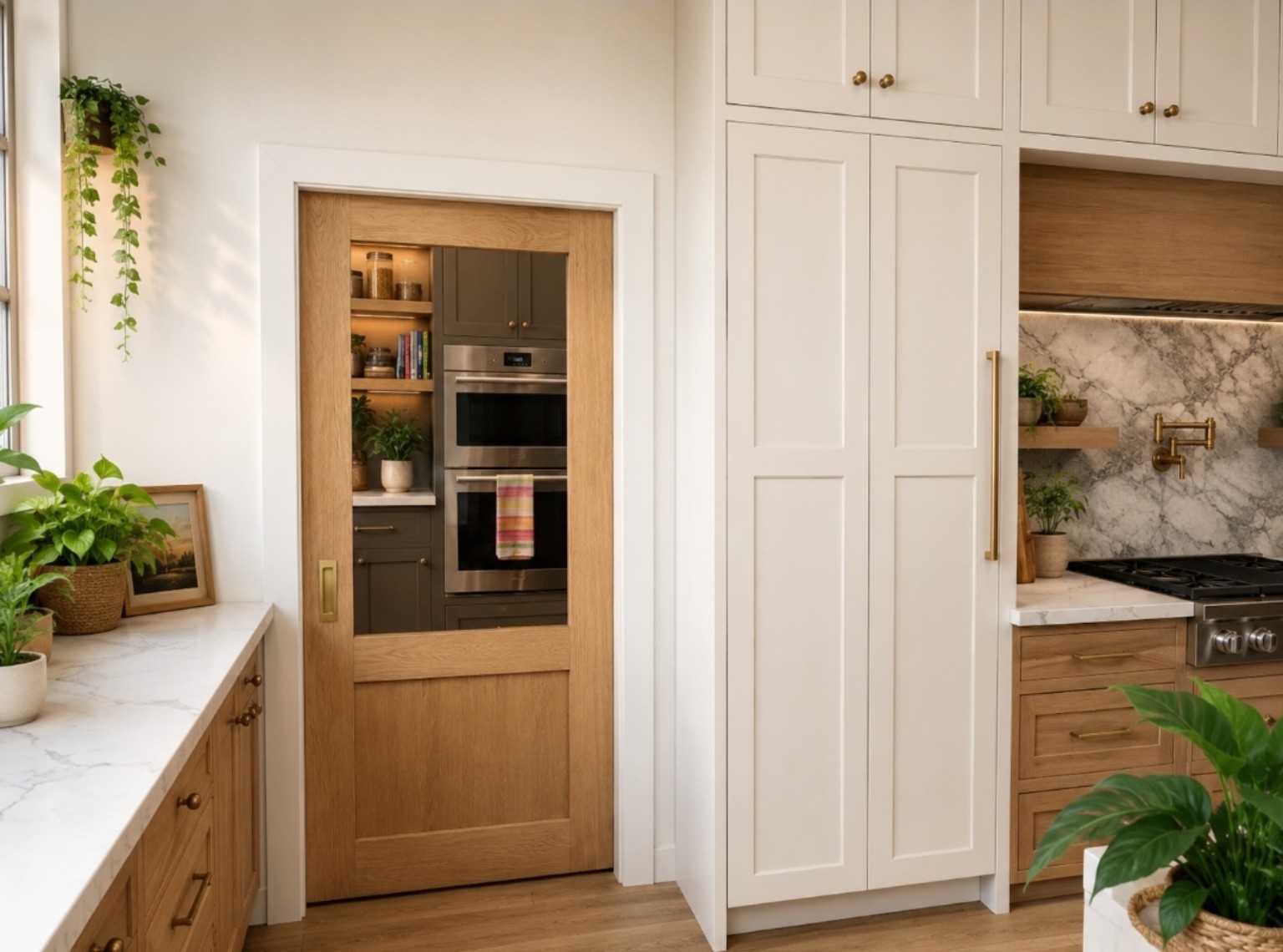 Custom pocket door project 14